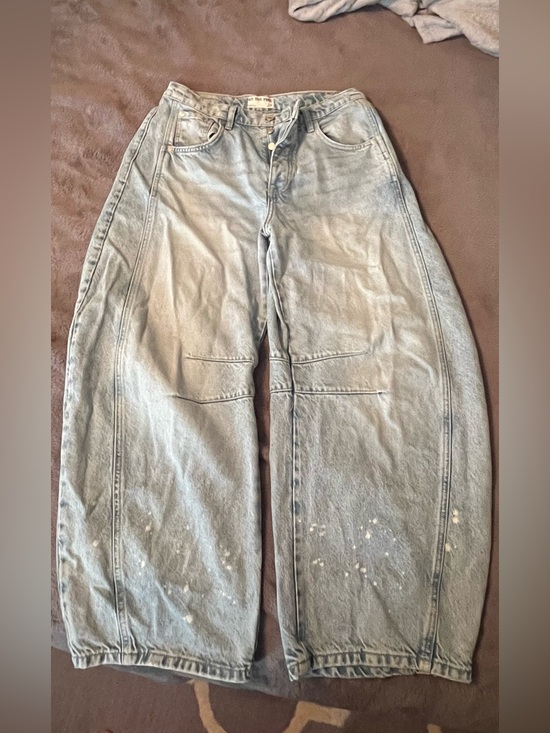 We The Free Denim - We The Free Light Blue Barrel Jeans size 27